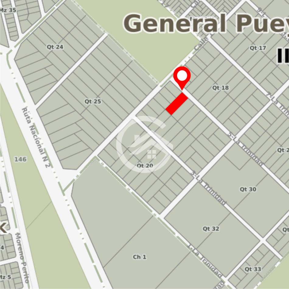 Gran lote con Casa de 3 ambientes