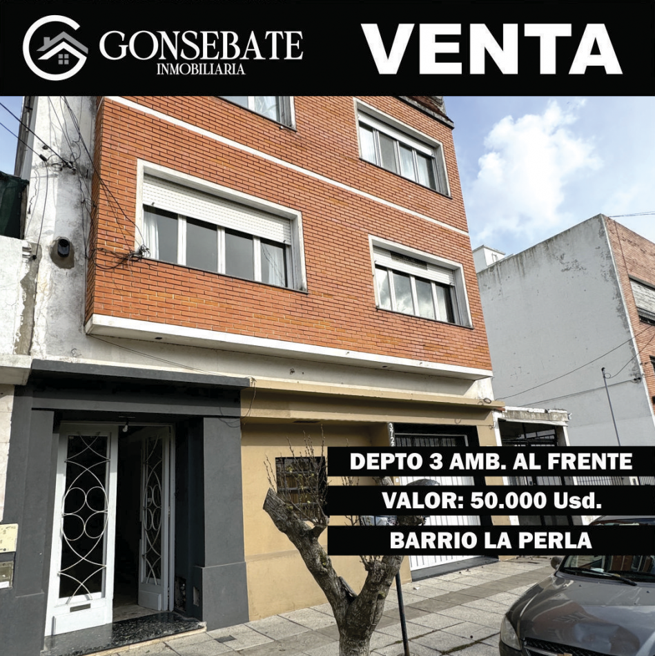 DEPARTAMENTO 3 AMBIENTES EN LA PERLA