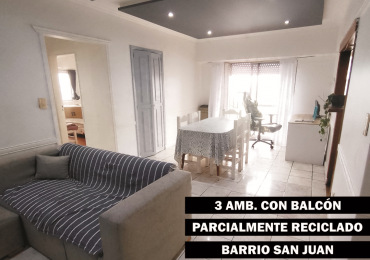 Departamento 3 ambientes con balcon 